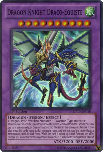Dragon Knight Draco-Equiste (DP10-EN016), Duelist Pack 10: Yusei 3 — Yu-Gi-Oh! card price