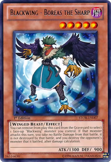 Blackwing - Boreas the Sharp (STOR-EN007), Storm of Ragnarok — Yu-Gi-Oh! card price
