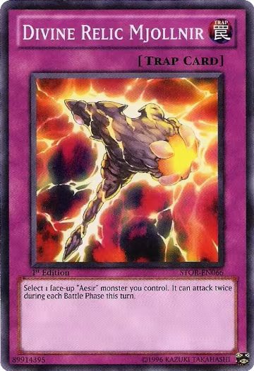 Divine Relic Mjollnir (STOR-EN066), Storm of Ragnarok — Yu-Gi-Oh! card price