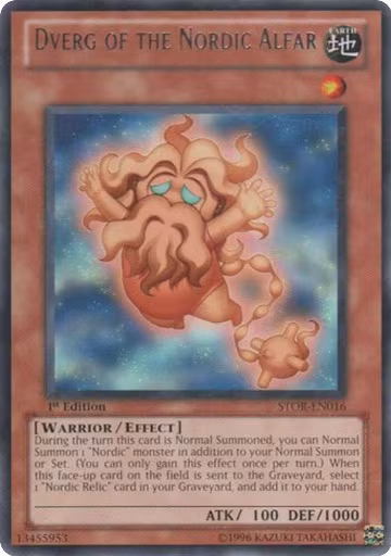 Dverg of the Nordic Alfar (STOR-EN016), Storm of Ragnarok — Yu-Gi-Oh! card price