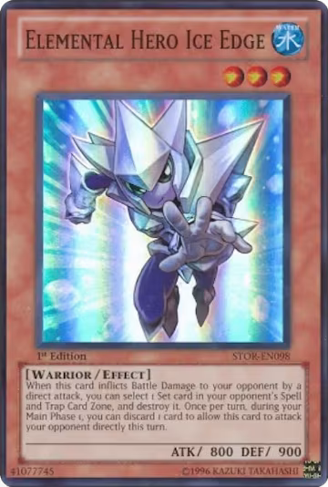 Elemental Hero Ice Edge (STOR-EN098), Storm of Ragnarok — Yu-Gi-Oh! card price