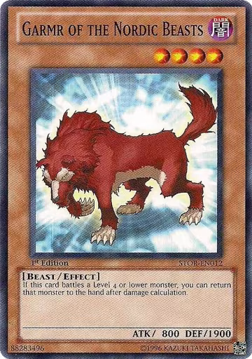 Garmr of the Nordic Beasts (STOR-EN012), Storm of Ragnarok — Yu-Gi-Oh! card price