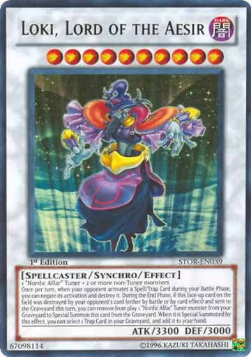 Loki, Lord of the Aesir (STOR-EN039), Storm of Ragnarok — Yu-Gi-Oh! card price