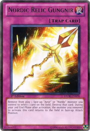 Nordic Relic Gungnir (STOR-EN070), Storm of Ragnarok — Yu-Gi-Oh! card price