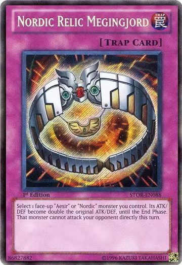 Nordic Relic Megingjord (STOR-EN088), Storm of Ragnarok — Yu-Gi-Oh! card price