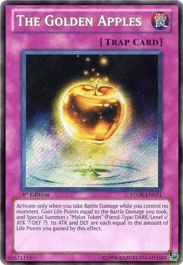 The Golden Apples (STOR-EN071), Storm of Ragnarok — Yu-Gi-Oh! card price