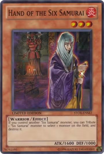 Hand of the Six Samurai (STOR-ENSE2), Storm of Ragnarok — Yu-Gi-Oh! card price