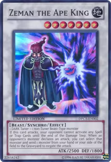 Zeman the Ape King (DPC5-EN002) — card price
