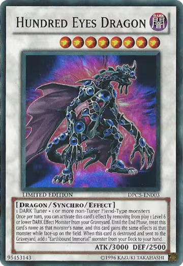 Hundred Eyes Dragon (DPC5-EN003) — card price