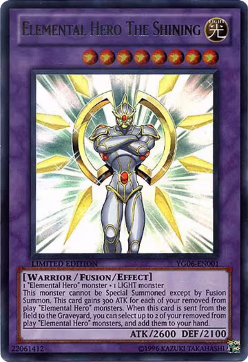 Elemental Hero The Shining (YG06-EN001), Yu-Gi-Oh! GX Manga Promotional Cards — Yu-Gi-Oh! card price