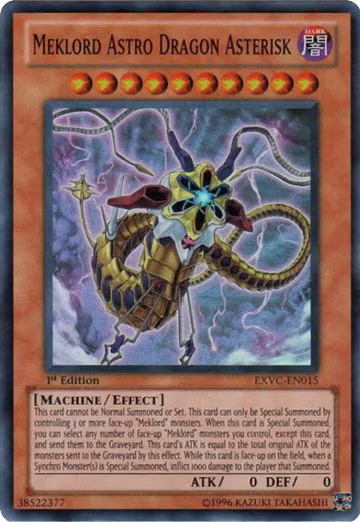 Meklord Astro Dragon Asterisk (EXVC-EN015), Extreme Victory — Yu-Gi-Oh! card price
