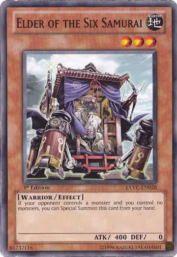 Elder of the Six Samurai (EXVC-EN028), Extreme Victory — Yu-Gi-Oh! card price