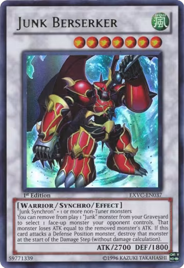 Junk Berserker (EXVC-EN037), Extreme Victory — Yu-Gi-Oh! card price