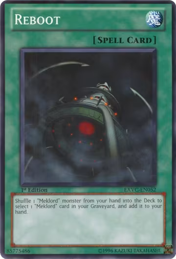 Reboot (EXVC-EN052), Extreme Victory — Yu-Gi-Oh! card price