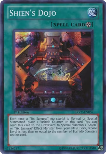 Shien's Dojo (EXVC-EN057), Extreme Victory — Yu-Gi-Oh! card price