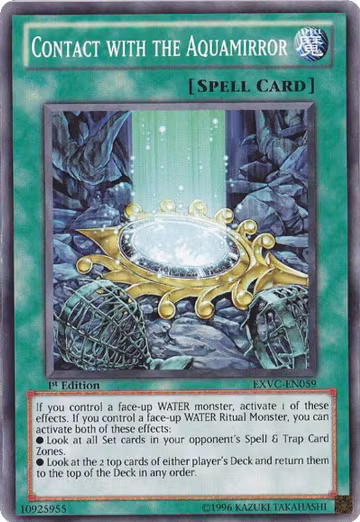Contact with the Aquamirror (EXVC-EN059), Extreme Victory — Yu-Gi-Oh! card price