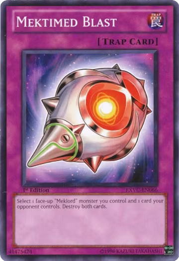 Mektimed Blast (EXVC-EN066), Extreme Victory — Yu-Gi-Oh! card price