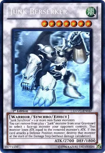 Junk Berserker (Ghost Rare) (EXVC-EN037) — card price