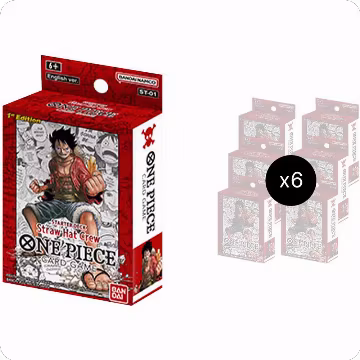 Super Pre-Release Starter Deck 1: Straw Hat Crew Display, ST-01: Starter Deck 1 Straw Hat Crew (Super Pre-Release Edition) — One Piece sealed product price