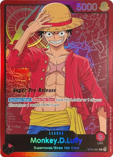 Monkey.D.Luffy (001) (ST01-001) — card price