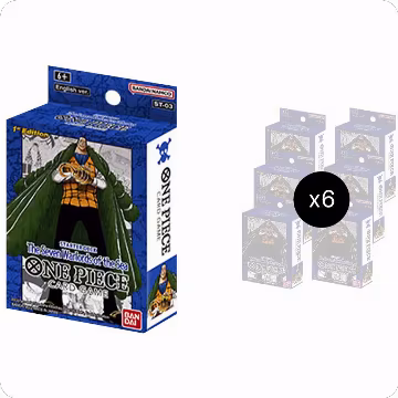 Super Pre-Release Starter Deck 3: The Seven Warlords of The Sea Display, ST-03: Starter Deck 3 The Seven Warlords of The Sea (Super Pre-Release Edition) — One Piece sealed product price