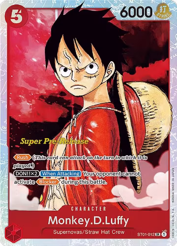 Monkey.D.Luffy (012) (ST01-012) — card price