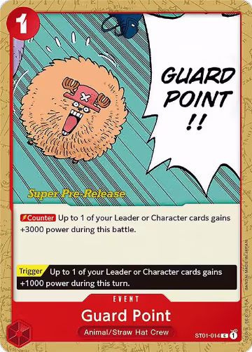 Guard Point (ST01-014), ST-01: Starter Deck 1 Straw Hat Crew (Super Pre-Release Edition) — One Piece card price