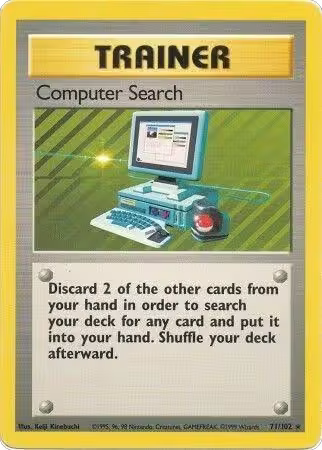 Computer Search (071/102), Base Set — Pokémon card price