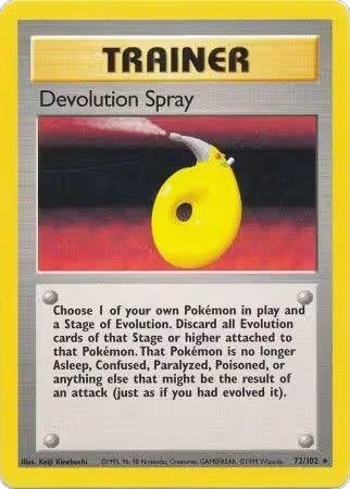 Devolution Spray (072/102), Base Set — Pokémon card price
