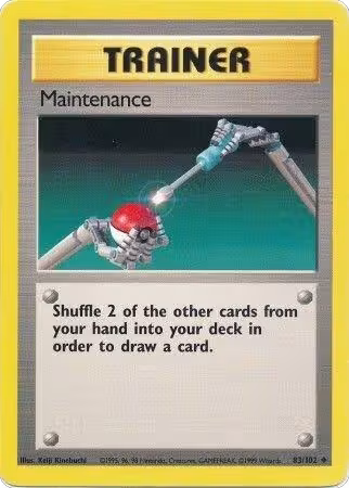 Maintenance (083/102), Base Set — Pokémon card price