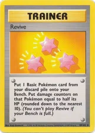Revive (089/102), Base Set — Pokémon card price