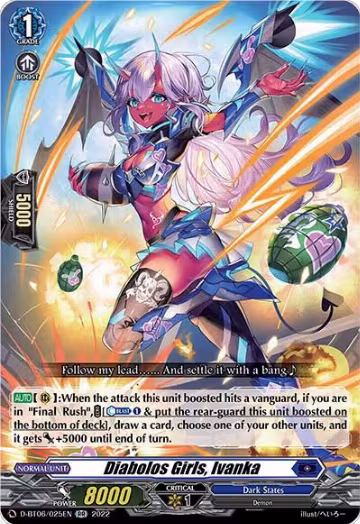 Diabolos Girls, Ivanka (D-BT06/025EN), D-BT06: Blazing Dragon Reborn — Vanguard card price