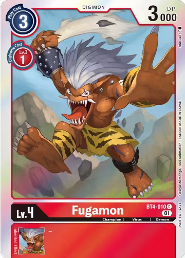 Fugamon (ST-11 Special Entry Pack) (BT4-010 C), Great Legend — Digimon card price