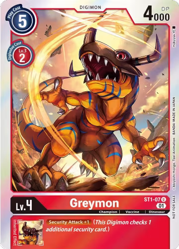 Greymon (ST-11 Special Entry Pack) (ST1-07 U) — card price