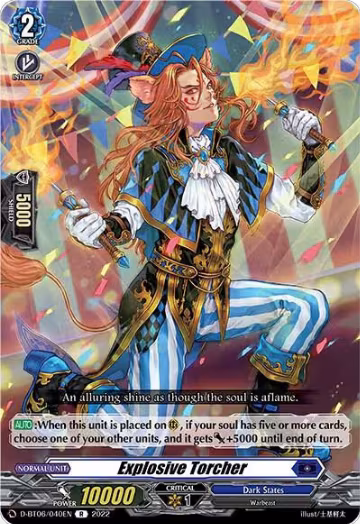 Explosive Torcher (D-BT06/040EN), D-BT06: Blazing Dragon Reborn — Vanguard card price