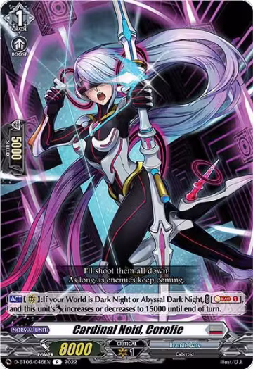 Cardinal Noid, Corofie (D-BT06/046EN), D-BT06: Blazing Dragon Reborn — Vanguard card price