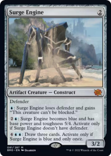 Surge Engine (81), The Brothers' War — Magic card price