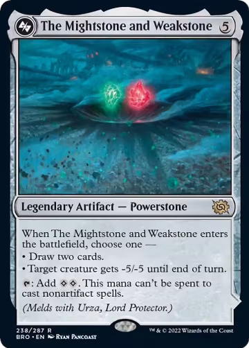 The Mightstone and Weakstone (238), The Brothers' War — Magic card price