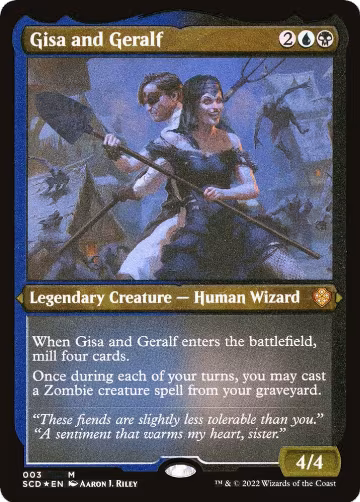 Gisa and Geralf (Foil Etched) (3), Starter Commander Decks — Magic card price