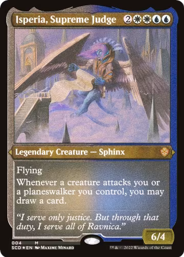 Isperia, Supreme Judge (Foil Etched) (4), Starter Commander Decks — Magic card price