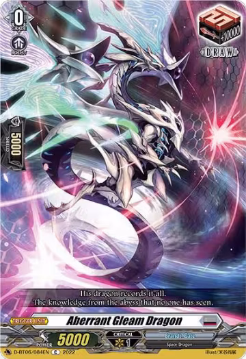 Aberrant Gleam Dragon (D-BT06/084EN), D-BT06: Blazing Dragon Reborn — Vanguard card price