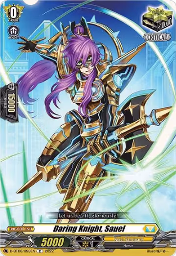 Daring Knight, Sauel (D-BT06/093EN), D-BT06: Blazing Dragon Reborn — Vanguard card price