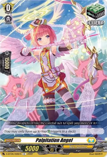Palpitation Angel (D-BT06/096EN), D-BT06: Blazing Dragon Reborn — Vanguard card price