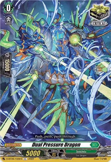 Dual Pressure Dragon (D-BT06/100EN), D-BT06: Blazing Dragon Reborn — Vanguard card price