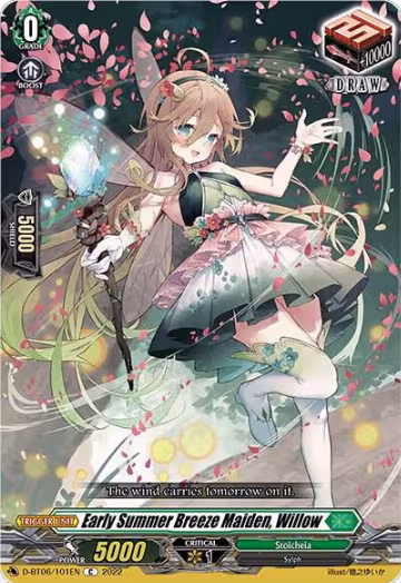 Early Summer Breeze Maiden, Willow (D-BT06/101EN), D-BT06: Blazing Dragon Reborn — Vanguard card price