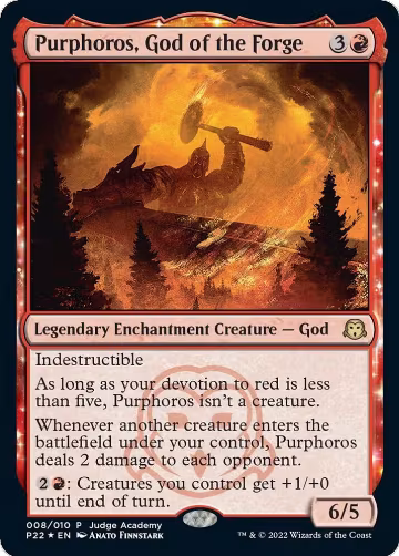 Purphoros, God of the Forge (8), Judge Promos — Magic card price