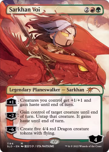 Sarkhan Vol (Borderless) (1144), Secret Lair Drop Series — Magic card price