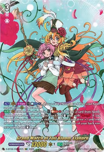 Grand March of Full Bloom, Lianorn (DSR) (D-BT06/DSR02EN) — card price