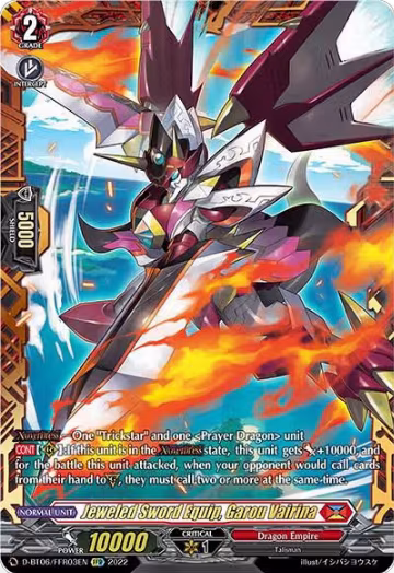 Jeweled Sword Equip, Garou Vairina (FFR) (D-BT06/FFR003EN), D-BT06: Blazing Dragon Reborn — Vanguard card price