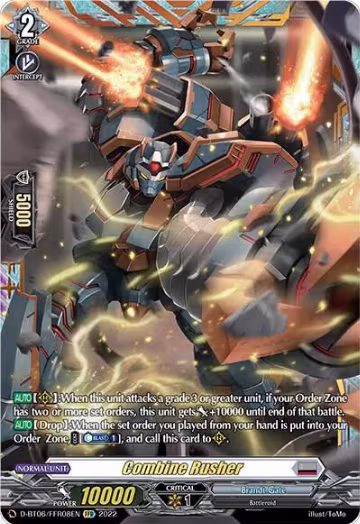 Combine Rusher (FFR) (D-BT06/FFR08EN), D-BT06: Blazing Dragon Reborn — Vanguard card price